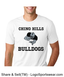 Chino Hills Bulldogs Football T-Shirt Design Zoom